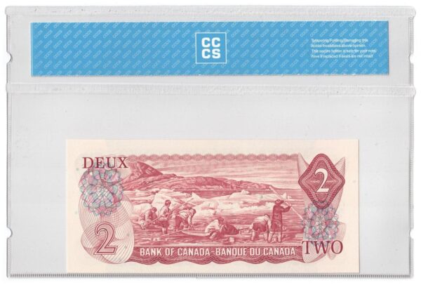 1974  Dollars Bank of Canada CCCS Graded UNC-64 FOUR DIGIT RADAR