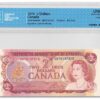 1974  Dollars Bank of Canada CCCS Graded UNC-65 FOUR DIGIT RADAR