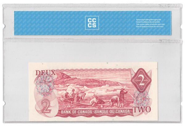 1974  Dollars The Bank of Canada CCCS Graded UNC-63 FOUR DIGIT RADAR