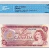 1974  Dollars The Bank of Canada CCCS Graded UNC-64 FOUR DIGIT RADAR
