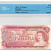 1974  Dollars The Bank of Canada CCCS Graded UNC-64 FOUR DIGIT RADAR