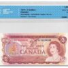 1974  Dollars The Bank of Canada CCCS Graded UNC-64 THREE DIGIT RADAR