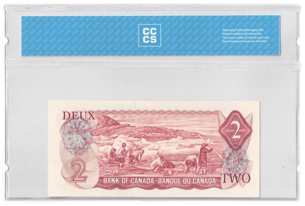 1974  Dollars The Bank of Canada CCCS Graded UNC-65 FOUR DIGIT RADAR