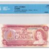 1974  Dollars The Bank of Canada CCCS Graded UNC-65 FOUR DIGIT RADAR