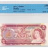 1974  Dollars The Bank of Canada CCCS Graded UNC-65 FOUR DIGIT RADAR