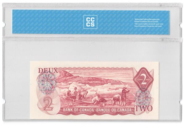 1974  Dollars The Bank of Canada CCCS Graded UNC-65 FOUR DIGIT RADAR