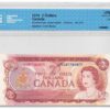 1974  Dollars The Bank of Canada CCCS Graded UNC-65 THREE DIGIT RADAR