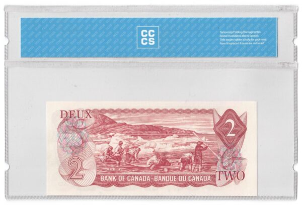 1974  Dollars The Bank of Canada CCCS Graded UNC-65 THREE DIGIT RADAR