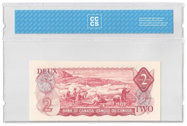 1974  Dollars The Bank of Canada CCCS Graded UNC-65 THREE DIGIT RADAR