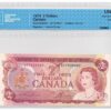 1974  Dollars The Bank of Canada CCCS Graded UNC-65 THREE DIGIT RADAR
