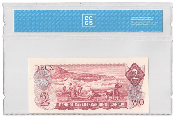 1974  Dollars The Bank of Canada CCCS Graded UNC-65 THREE DIGIT RADAR