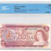 1974  Dollars The Bank of Canada REPLACEMENT NOTE CCCS Graded UNC-63