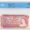 1974  Dollars The Bank of Canada REPLACEMENT NOTE CCCS Graded UNC-65