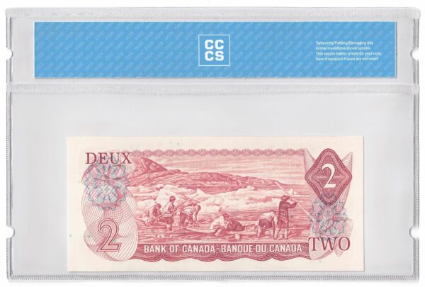1974  Dollars The Bank of Canada REPLACEMENT NOTE CCCS Graded UNC-65
