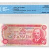 1975  Dollars The Bank of Canada REPLACEMENT Banknote CCCS Graded UNC-63