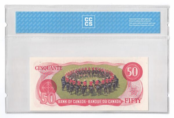 1975  Dollars The Bank of Canada REPLACEMENT Banknote CCCS Graded UNC-63