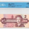 1986  Dollar Bank of Canada CCCS Graded UNC-65 THREE DIGIT RADAR