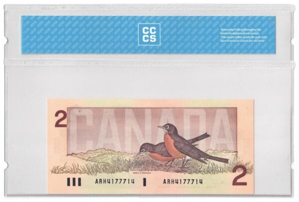 1986  Dollar The Bank of Canada CCCS Graded UNC-65 THREE DIGIT RADAR