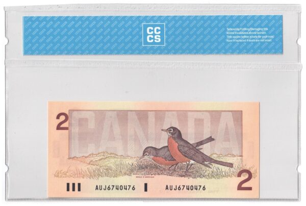 1986  Dollars The Bank of Canada CCCS Graded UNC-64 FOUR DIGIT RADAR