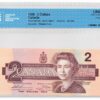 1986  Dollars The Bank of Canada CCCS Graded UNC-65 THREE DIGIT RADAR
