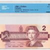 1986  Dollars The Bank of Canada THREE DIGIT RADAR CCCS Graded UNC-65