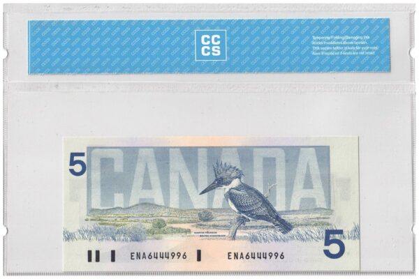 1986  Dollars The Bank of Canada CCCS Graded UNC-65