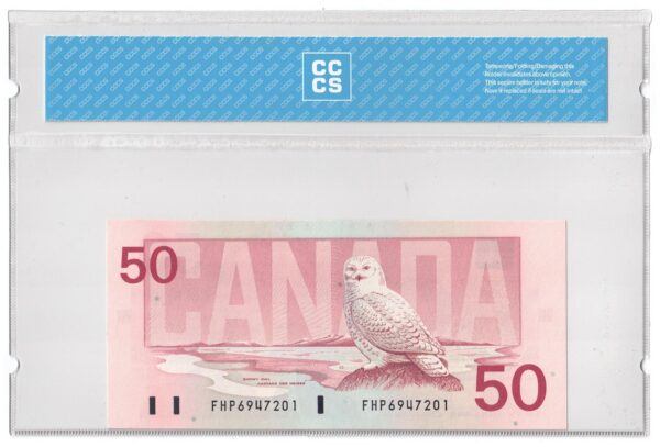 1988 50 Dollars The Bank of Canada CCCS Graded UNC-65