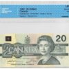 1991  Dollars The Bank of Canada CCCS Graded UNC-66