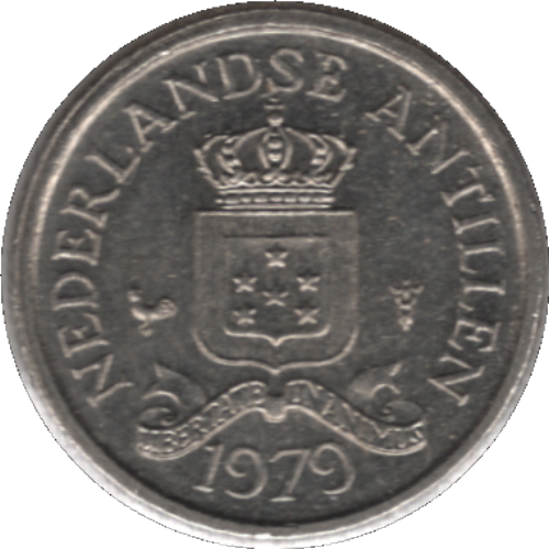 1979 Netherlands Antilles 10 Cents Coin (KM# 10 Schn# 51)