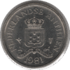 1981 Netherlands Antilles 10 Cents Coin (KM# 10 Schn# 51)