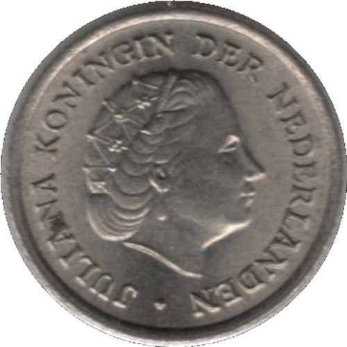 1960 Netherlands 10 Cents Coin (KM# 182 Schn# 66)