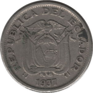 1937 Ecuador 1 Sucre Coin (KM# 78.1 KM# 78.2 Schn# 72 Schn# 72a)
