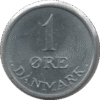 1971 Denmark 1 Øre Coin (KM# 839 Schn# 55)