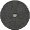 1944 Belgium 10 Centimes Coin Dutch Type (KM# 126 Schn# 86 LA# BFM-45)
