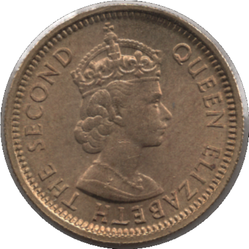 1965 Hong Kong 5 Cents Coin (KM# 29.1)