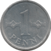 1979 Finland 1 Penni Coin (KM# 44a Schn# 48a)