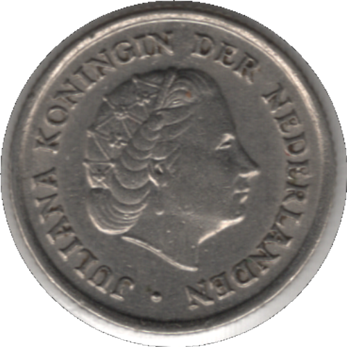 1950 Netherlands 10 Cents Coin (KM# 182 Schn# 66)