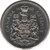 '1968 Canada 50 Cents Coin Missing ''A'' (KM# 75.1 KM# 75.3 Schn# 65)'