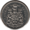 '1968 Canada 50 Cents Coin Missing ''A'' (KM# 75.1 KM# 75.3 Schn# 65)'