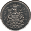 '1968 Canada 50 Cents Coin Missing ''A'' (KM# 75.1 KM# 75.3 Schn# 65)'