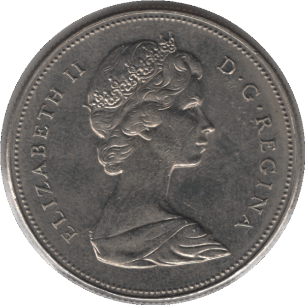 '1969 Canada 50 Cents Coin Partial ''A'' (KM# 75.1 KM# 75.3 Schn# 65)'