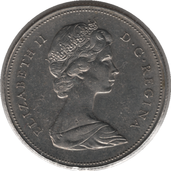 1969 Canada 50 Cents Coin (KM# 75.1 KM# 75.3 Schn# 65)