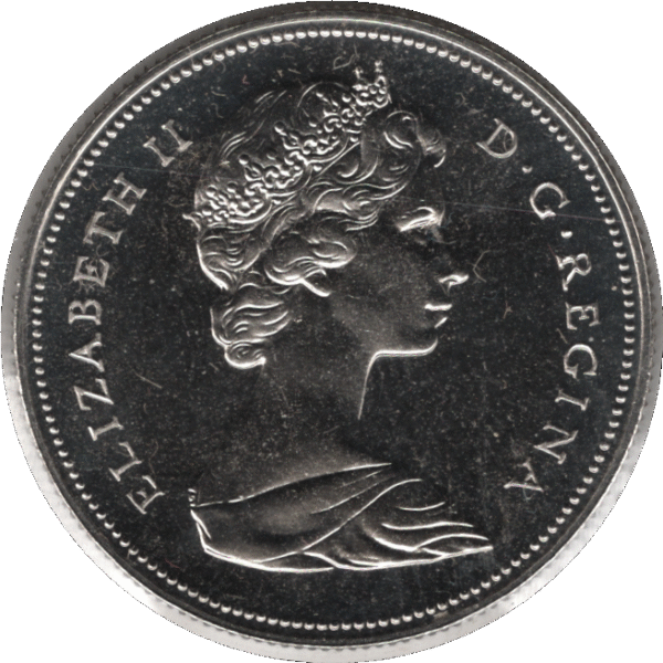 1971 Canada 50 Cents Coin (KM# 75.1 KM# 75.3 Schn# 65)