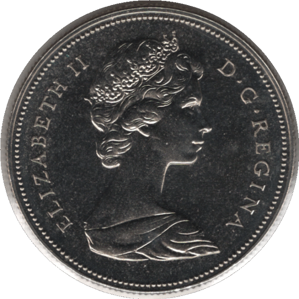 1973 Canada 50 Cents Coin (KM# 75.1 KM# 75.3 Schn# 65)