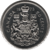 1973 Canada 50 Cents Coin (KM# 75.1 KM# 75.3 Schn# 65)