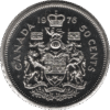 1976 Canada 50 Cents Coin (KM# 75.1 KM# 75.3 Schn# 65)