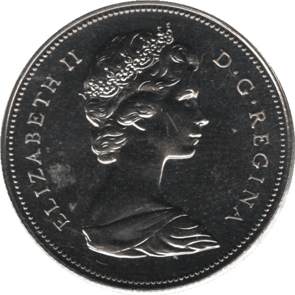 1976 Canada 50 Cents Coin (KM# 75.1 KM# 75.3 Schn# 65)