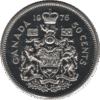 1976 Canada 50 Cents Coin (KM# 75.1 KM# 75.3 Schn# 65)