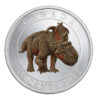 2012 25c Prehistoric Creatures: Pachyrhinosaurus Lakustai - Glow-in-the-Dark Coloured Coin