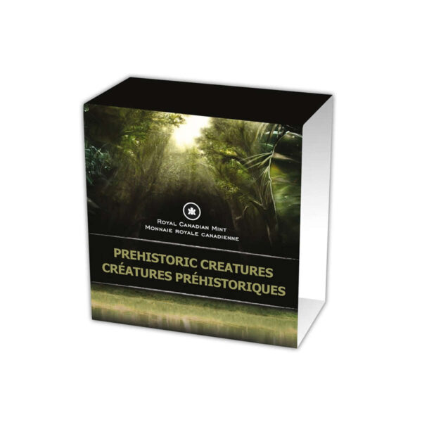 2012 25c Prehistoric Creatures: Pachyrhinosaurus Lakustai - Glow-in-the-Dark Coloured Coin